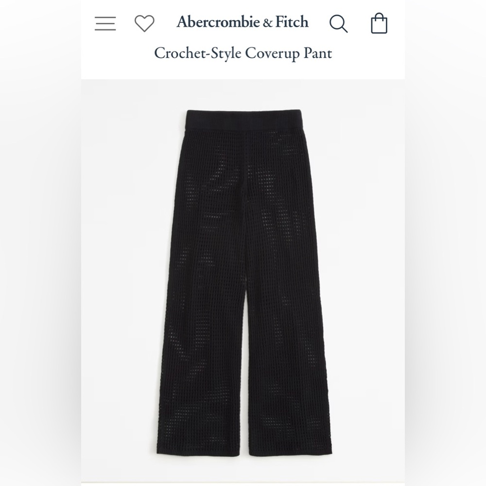 Abercrombie and Fitch Crochet-Style Covet Up Pant